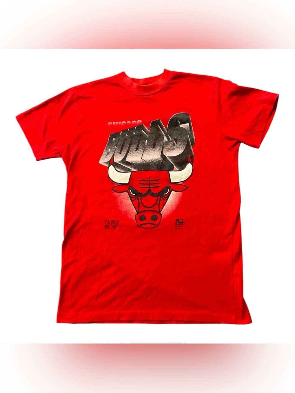Chicago Bulls Red Graphic Tee - Children’s Crew Neck Shirt